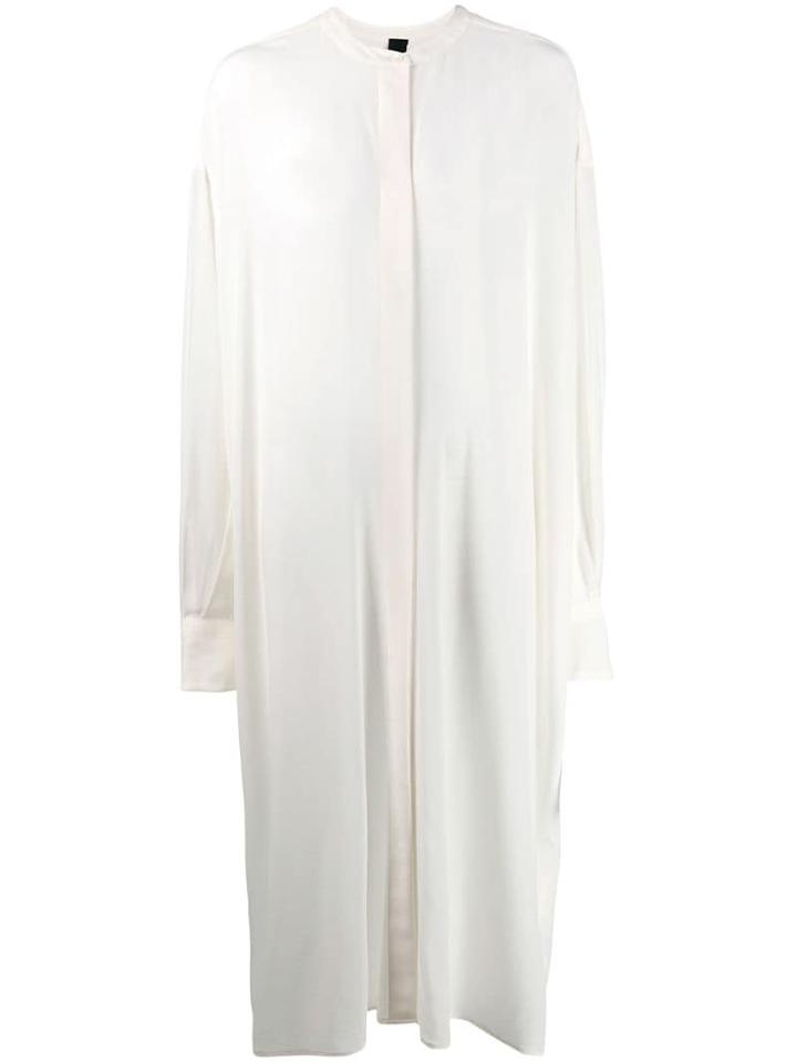 Vera Wang Concealed Shift Dress - White