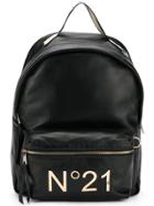 No21 Centre Logo Backpack - Black