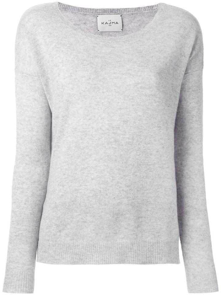 Le Kasha 'capri' Jumper, Women's, Size: Small, Grey, Cashmere