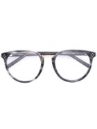 Chloé Eyewear - Oval Frame Glasses - Women - Acetate/metal (other) - One Size, Grey, Acetate/metal (other)