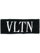 Valentino Logo Neck Scarf - Black