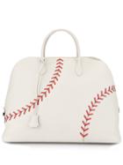 Hermès Vintage Bored 1923 Baseball 45 Handbag - White