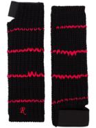 Raf Simons Embroidered Cuff Fingerless Wool Gloves - Unavailable