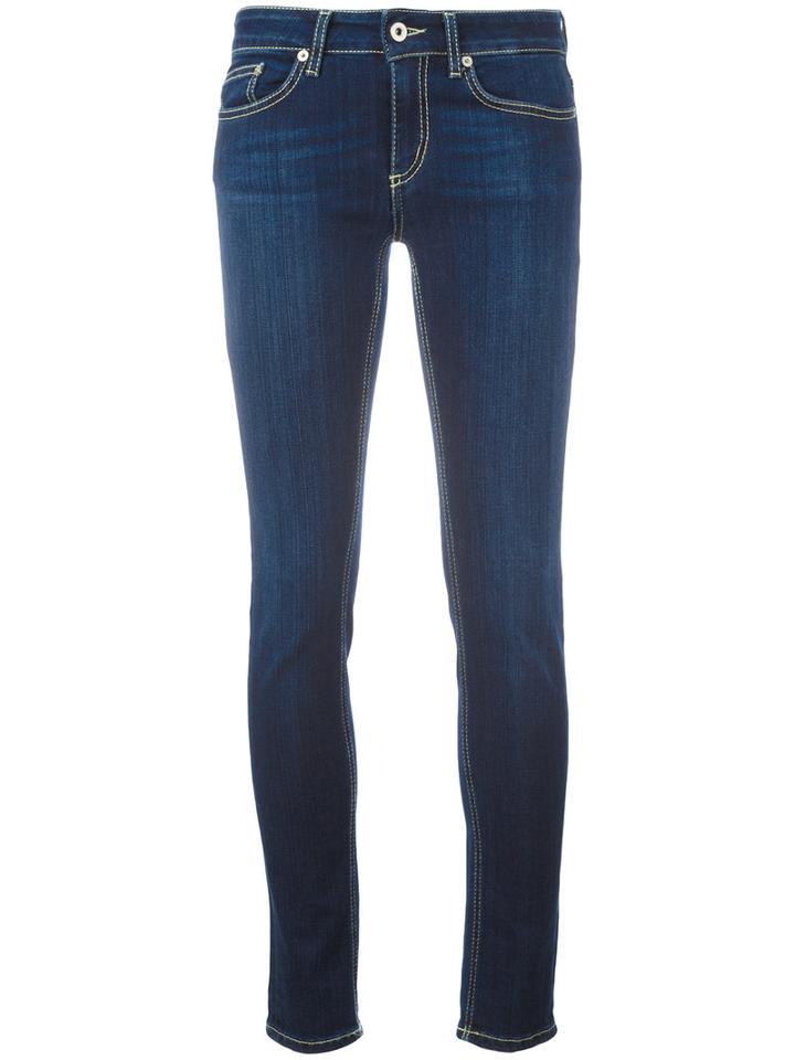Dondup Newlong Skinny Jeans, Size: 28, Blue, Cotton/polyester/spandex/elastane