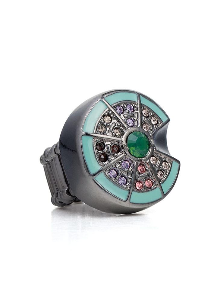 Camila Klein Enamelled Ring - Grafite