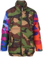 Moschino Padded Camouflage Coat - Multicolour