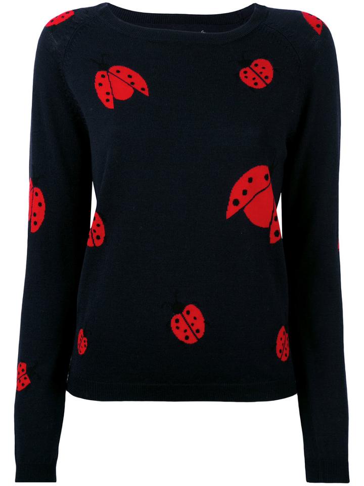 Chinti And Parker - Ladybird Sweater - Women - Merino - S, Blue, Merino