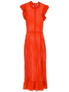 Olympiah Islas Midi Knit Dress - Yellow & Orange