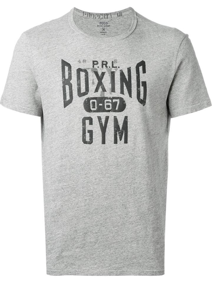 Polo Ralph Lauren 'boxing Gym' T-shirt, Men's, Size: Xl, Grey, Cotton