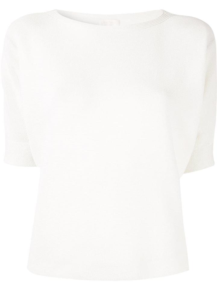 Ballsey Fine Knit Sweater - White