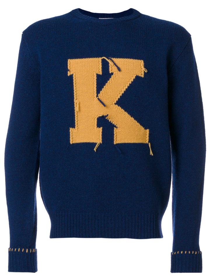 Maison Kitsuné K Jumper - Blue