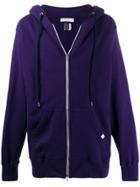 Facetasm Oversized Zip-up Hoodie - Purple