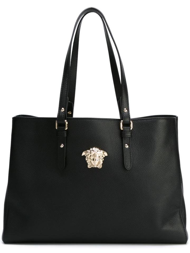 Versace 'palazzo Medusa' Tote, Women's, Black