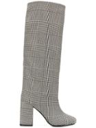 Mm6 Maison Margiela Houndstooth Check Boots - Black