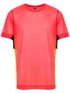 Àlg Panelled Sheer T-shirt - Orange