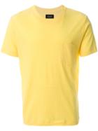 Howlin' - Space Echo T-shirt - Men - Cotton/linen/flax - L, Yellow/orange, Cotton/linen/flax