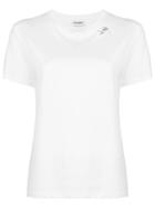 Saint Laurent Rose Print T-shirt - White