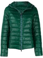 Patrizia Pepe Hooded Puffer Jacket - Green