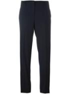 Incotex Straight Leg Tailored Trousers, Women's, Size: 42, Blue, Wool