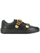 Versace Studded Belt Sneakers - Black
