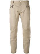 Dsquared2 - Icon Trousers - Women - Cotton/spandex/elastane - 40, Nude/neutrals, Cotton/spandex/elastane
