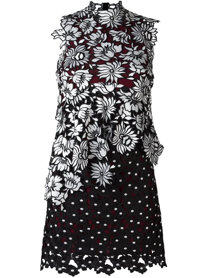 Self-portrait 'millie' Lace Dress, Women's, Size: 10, Black, Polyester/cotton
