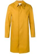Mackintosh Single Breasted Raincoat - Yellow