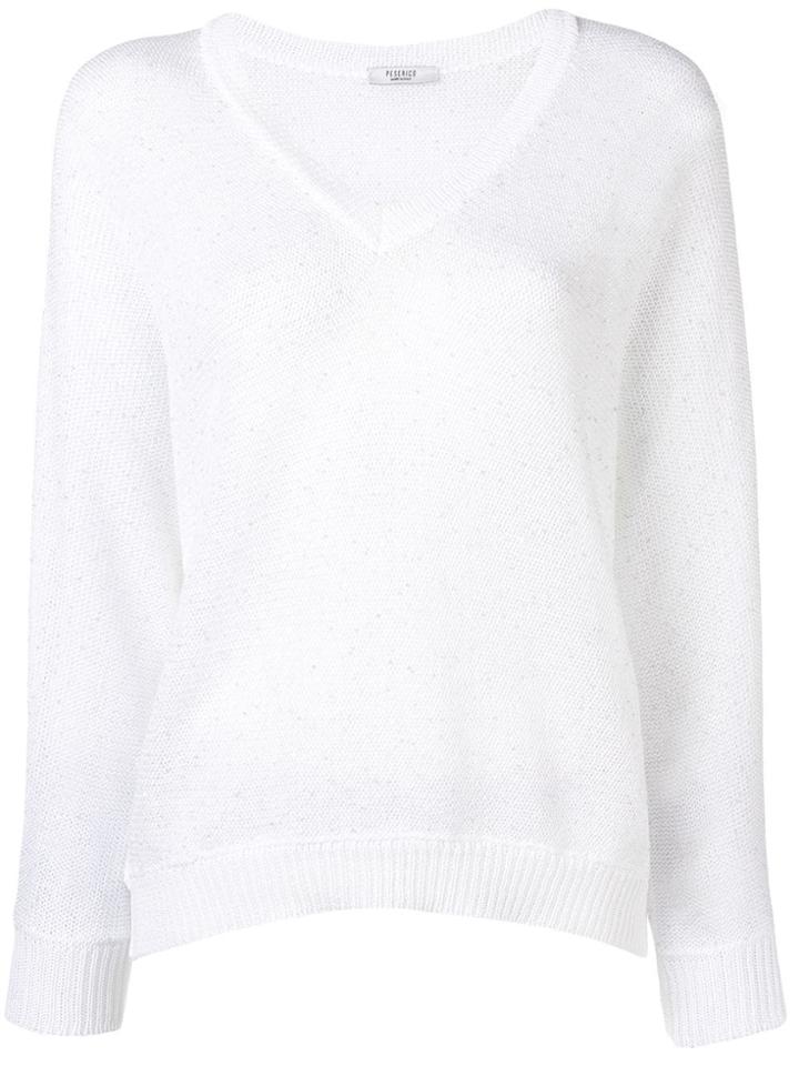 Peserico Loose-fit Pullover - White