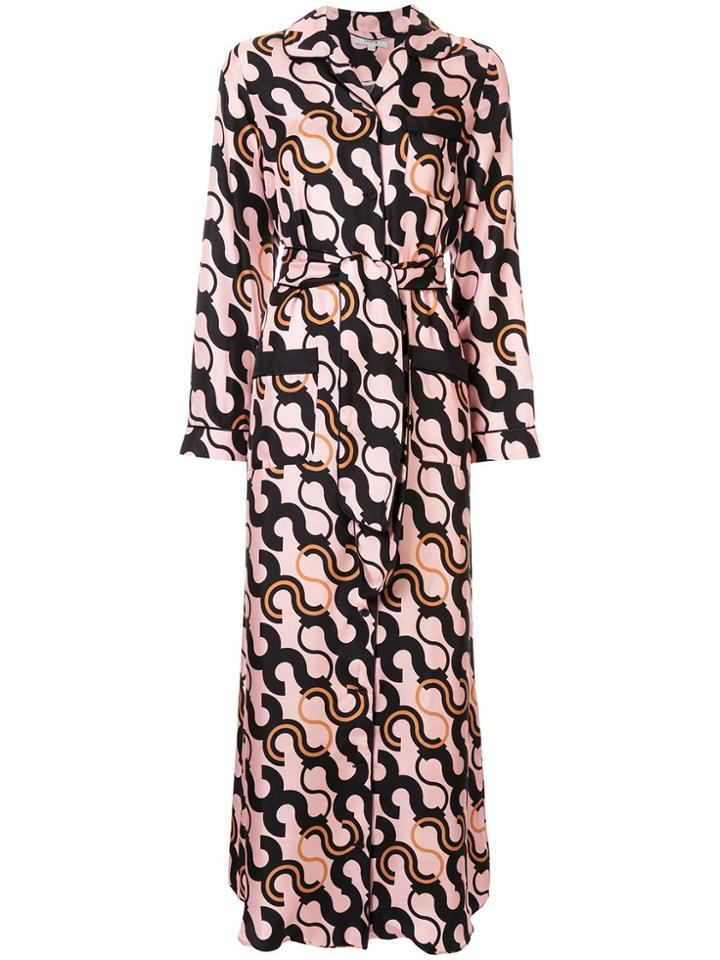 Layeur Pink Fitzgerald New Maxi Pyjama Shirt Dress