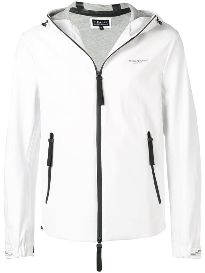Emporio Armani Zip-up Jacket - White