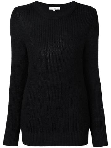 Iro - Sappo Ribbed Pullover - Women - Acrylic/alpaca/merino - S, Black, Acrylic/alpaca/merino