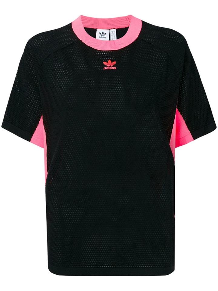 Adidas Mesh Color Block T-shirt - Black