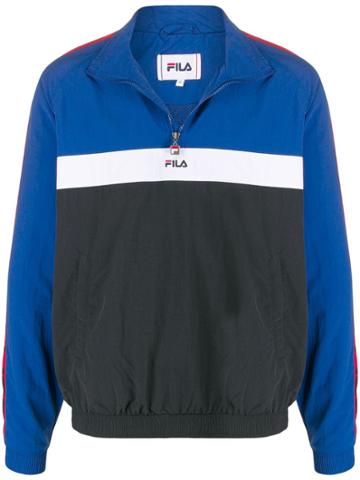 Fila Colour Blocked Sport Jacket - Blue