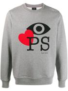Paul Smith Logo Print Sweatshirt - Grey