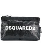 Dsquared2 Logo Printed Make Up Bag - Black