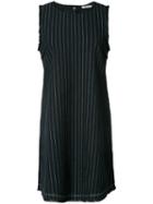 T By Alexander Wang - Striped Shift Dress - Women - Cotton - 8, Blue, Cotton
