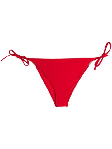 Calvin Klein Underwear Side Tie Briefs - Red