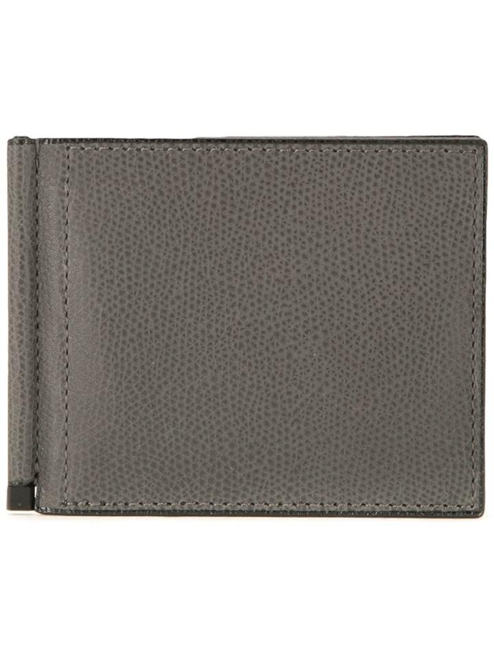 Valextra Foldover Cardholder - Grey