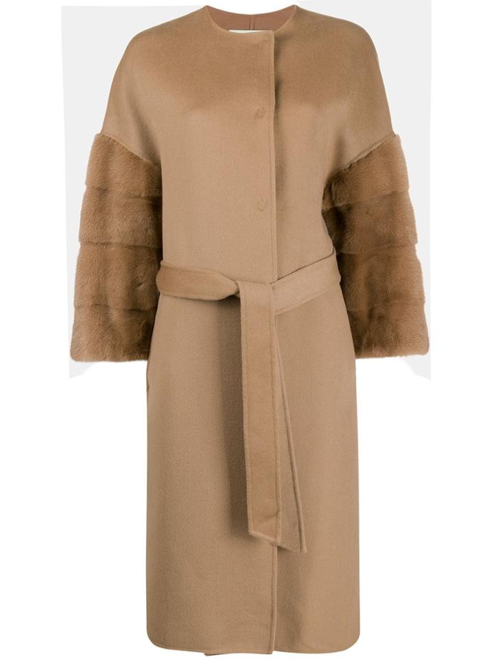 Ava Adore Bilbao Belted Coat - Brown
