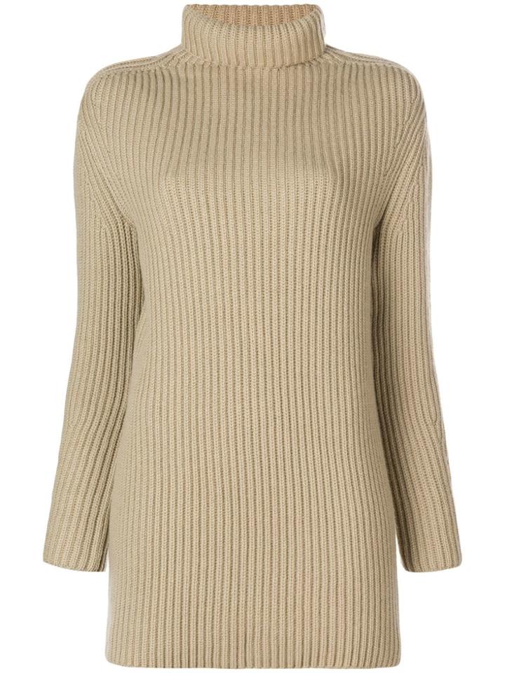 Salvatore Ferragamo Roll Neck Jumper - Nude & Neutrals