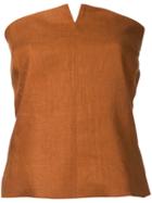 H Beauty & Youth - Zig-zag Print Wrap Skirt - Women - Linen/flax - M, Brown, Linen/flax