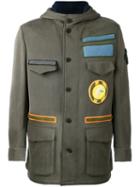Fendi - Military Jacket - Men - Cupro/cotton/polyamide/viscose - 48, Green, Cupro/cotton/polyamide/viscose