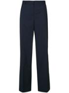 Egrey Belted Flare Trousers - White