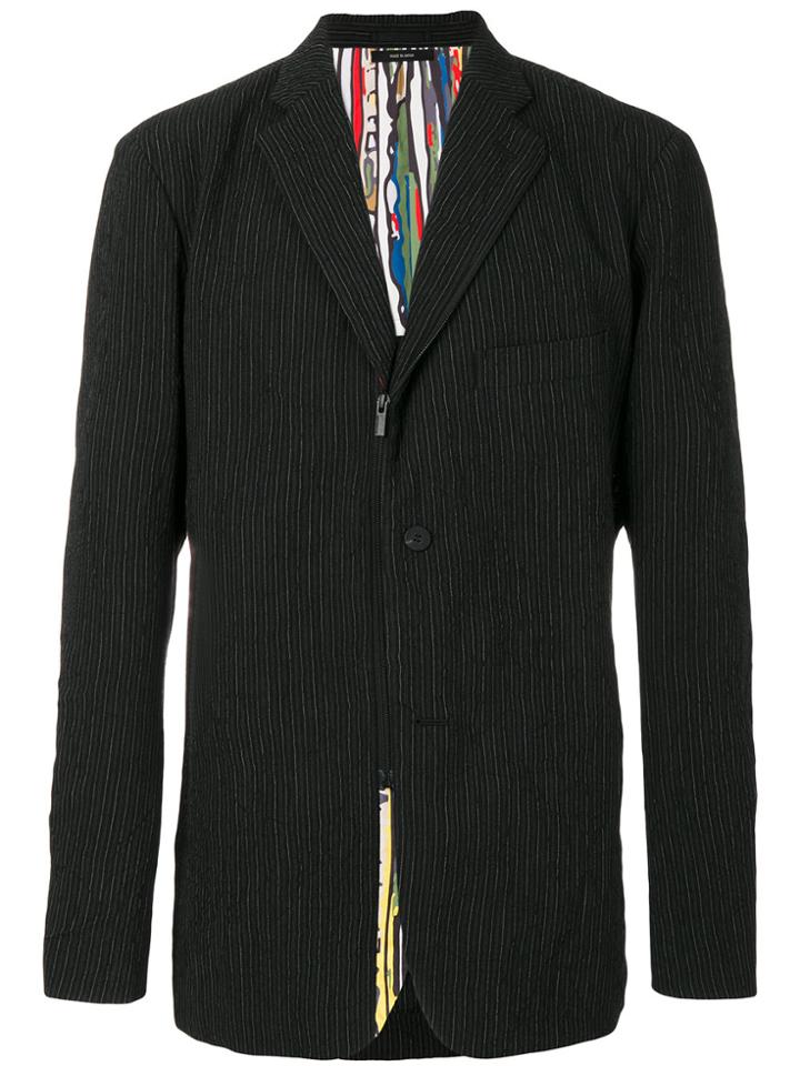 Issey Miyake Zip Up Blazer - Black