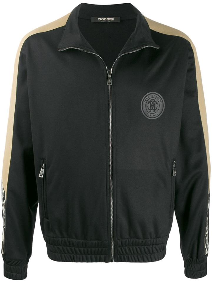 Roberto Cavalli Zipped Track Jacket - Black