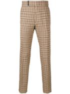 Tom Ford Slim Check Trousers - Brown