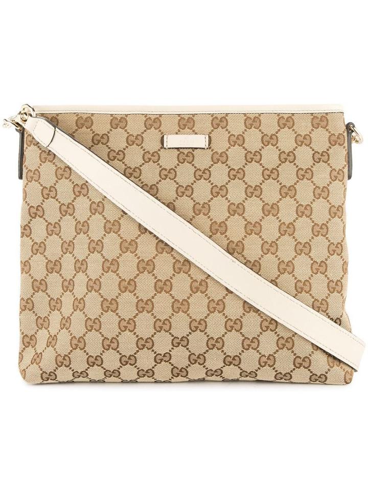 Gucci Pre-owned Gg Pattern Shoulder Bag - Neutrals