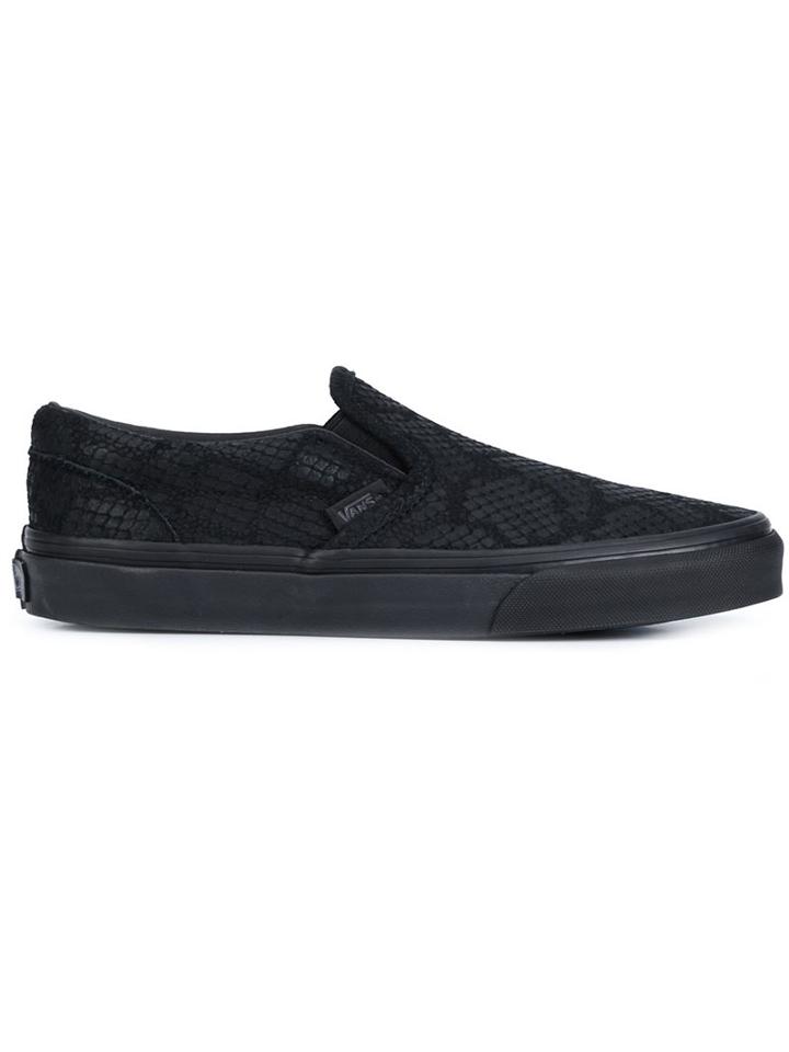 Vans Textured Slip-on Sneakers