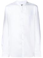 Giorgio Armani Band Collar Shirt - White