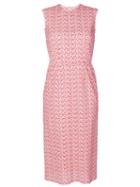 Comme Des Garçons Pre-owned Lace Sleeveless Dress - Pink